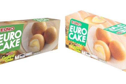 EURO ยูโร่ พัฟเค้กสอดไส้ครีมคัสตาร์ด 144 กรัม