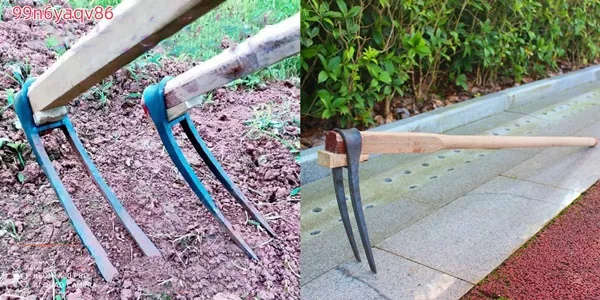 จอบสองฟัน เหล็กหลอมแท้ ขุดดินแข็ง ขุดยังไงก็ไม่พัง