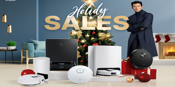Ecovacs หุ่นยนต์ดูดฝุ่นถูพื้นลํ้าสมัย
