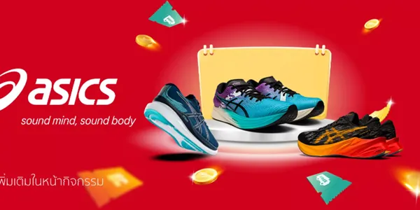 ASICS รองเท้าวิ่ง ลดราคากลางเดือนเมษา