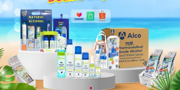 Alco สเปรย์แอลกอฮอล์พกพา จัดเซ็ตลดราคา