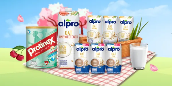 Alpro and Protinex โปรตีนและนมโอ๊ต จัดโปรแรงลดราคา